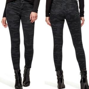 🔸️Social Standard Black Camouflage Slim Fit Skinny Ankle Jeans Size 14/32